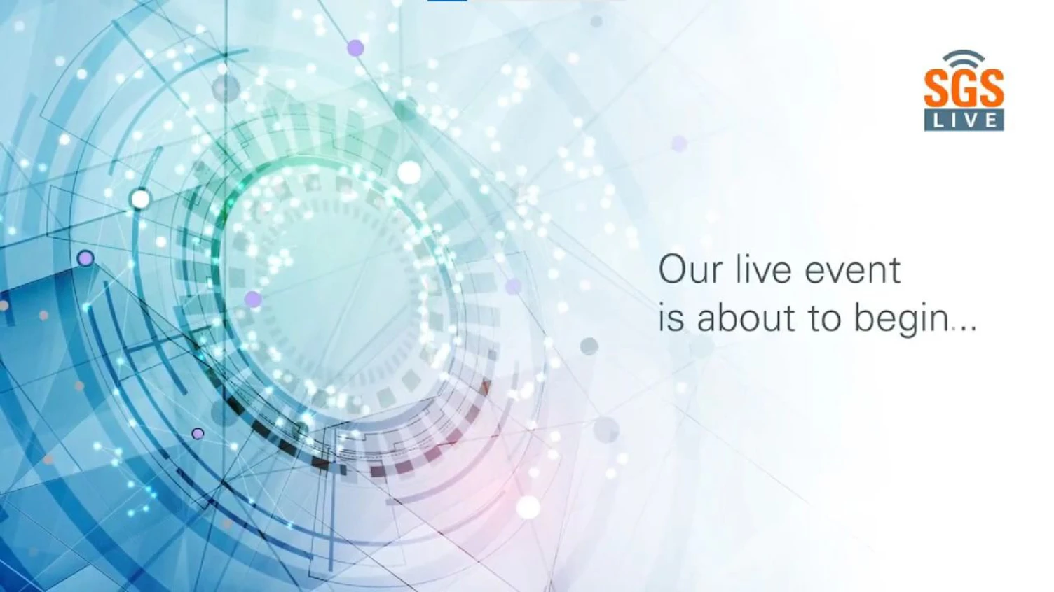 SGS LIVE EVENT Presents Cybersecurity A Shifting Sandstorm