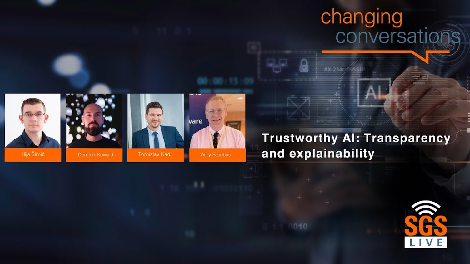 SGS Live presents: Trustworthy AI: transparency and explainability
