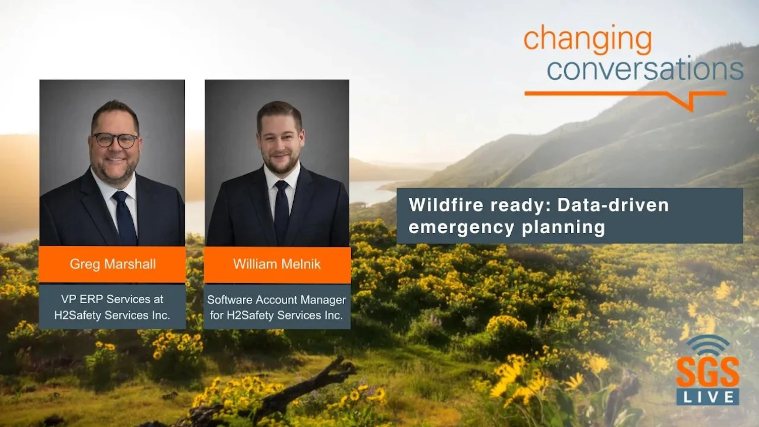 SGS Live presents:  Wildfire ready: data‑driven emergency planning
