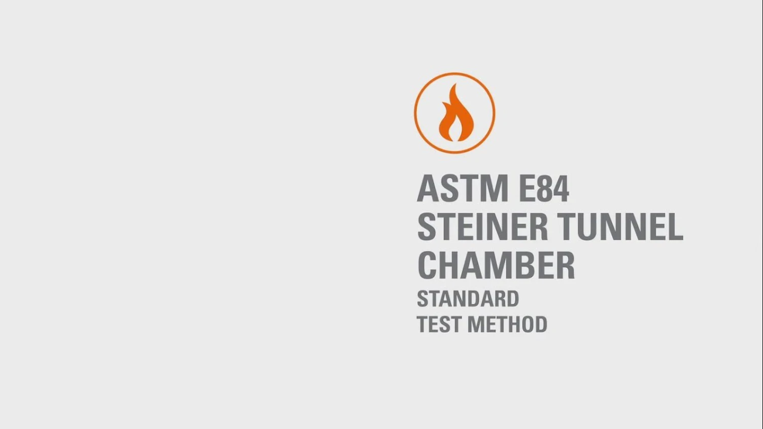Steiner トンネルチャンバー - ASTM E84