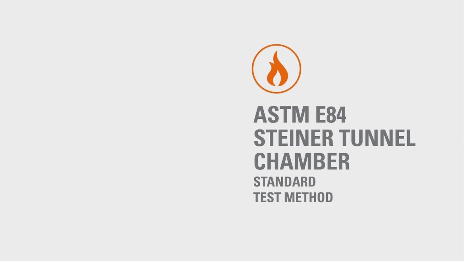 Steiner 터널 챔버 - ASTM E84