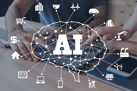 AI Artificial intelligence Concept