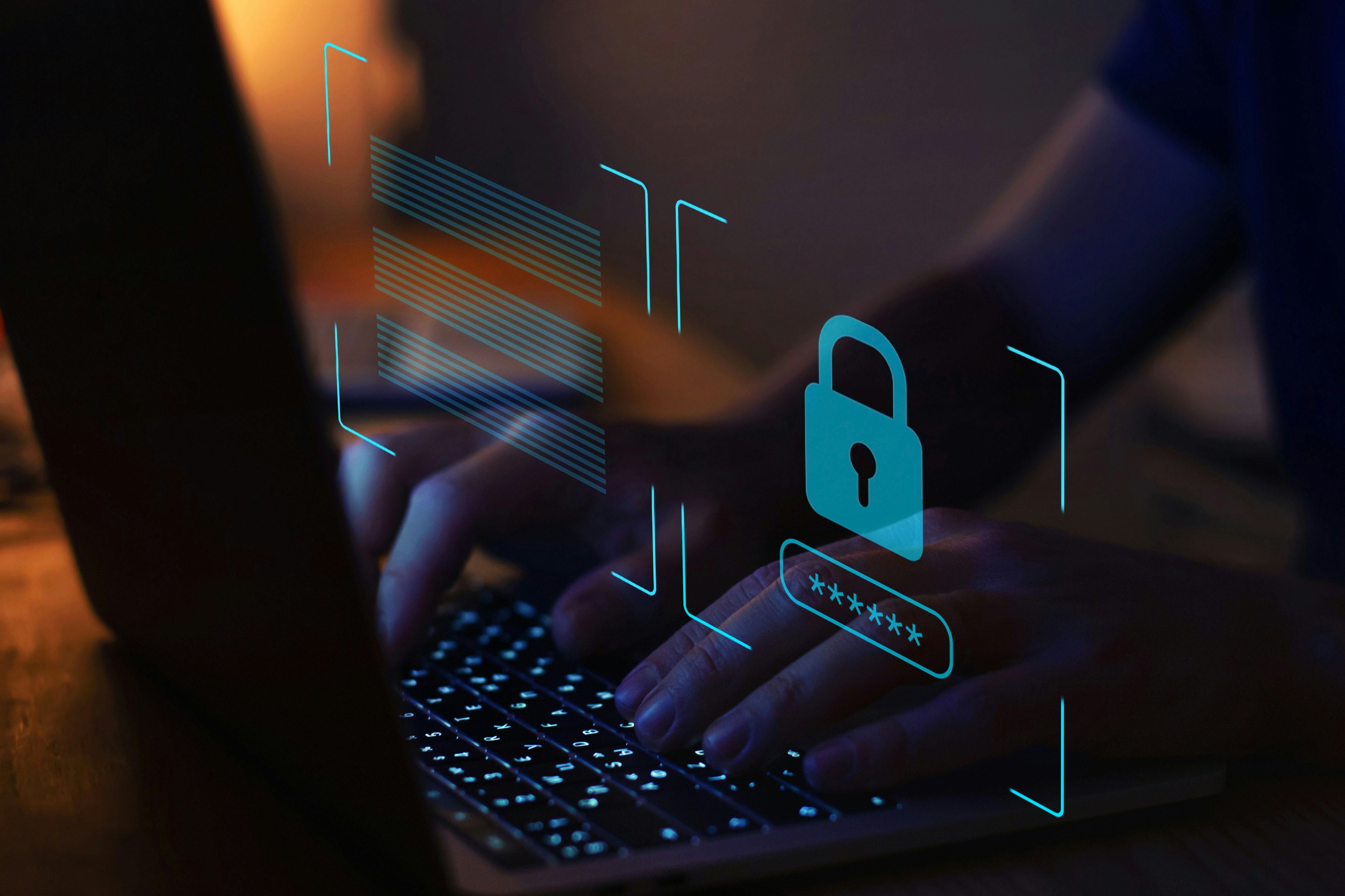 Cyber Security Digital Crime Concept