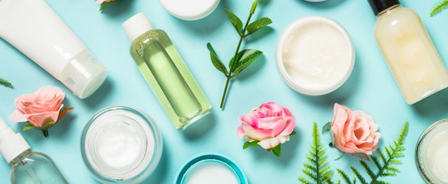 Assortment of Cosmetic Products