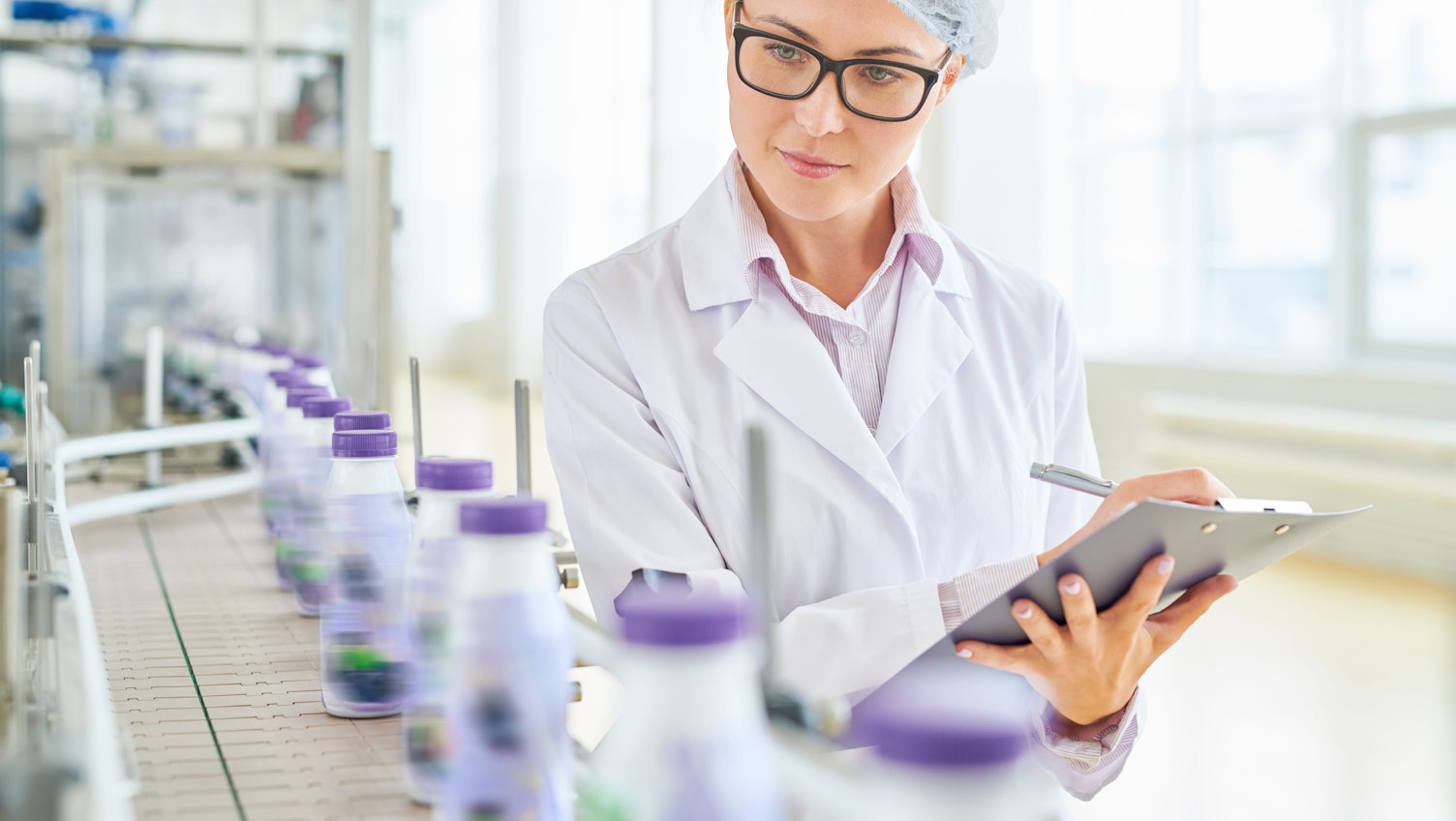 Auditing milk factory