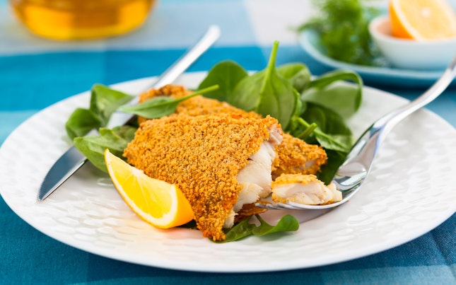 Microbes in a testing glass plate