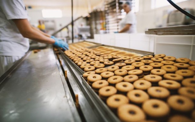 Cookie Factory Food Industry Fabrication Cookie Production