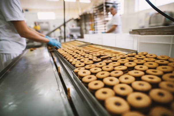 Fábrica de galletas Industria alimentaria Fabricación Producción de galletas