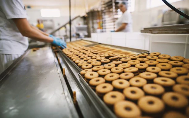 Cookie Factory Food Industry Fabrication Cookie Production