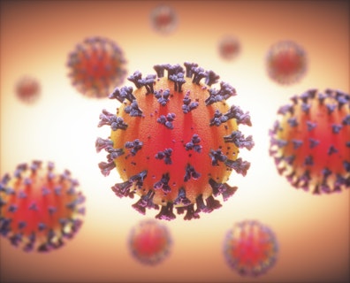 Coronavirus Cell Illustration