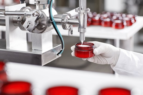 Cosmetics conveyor belt