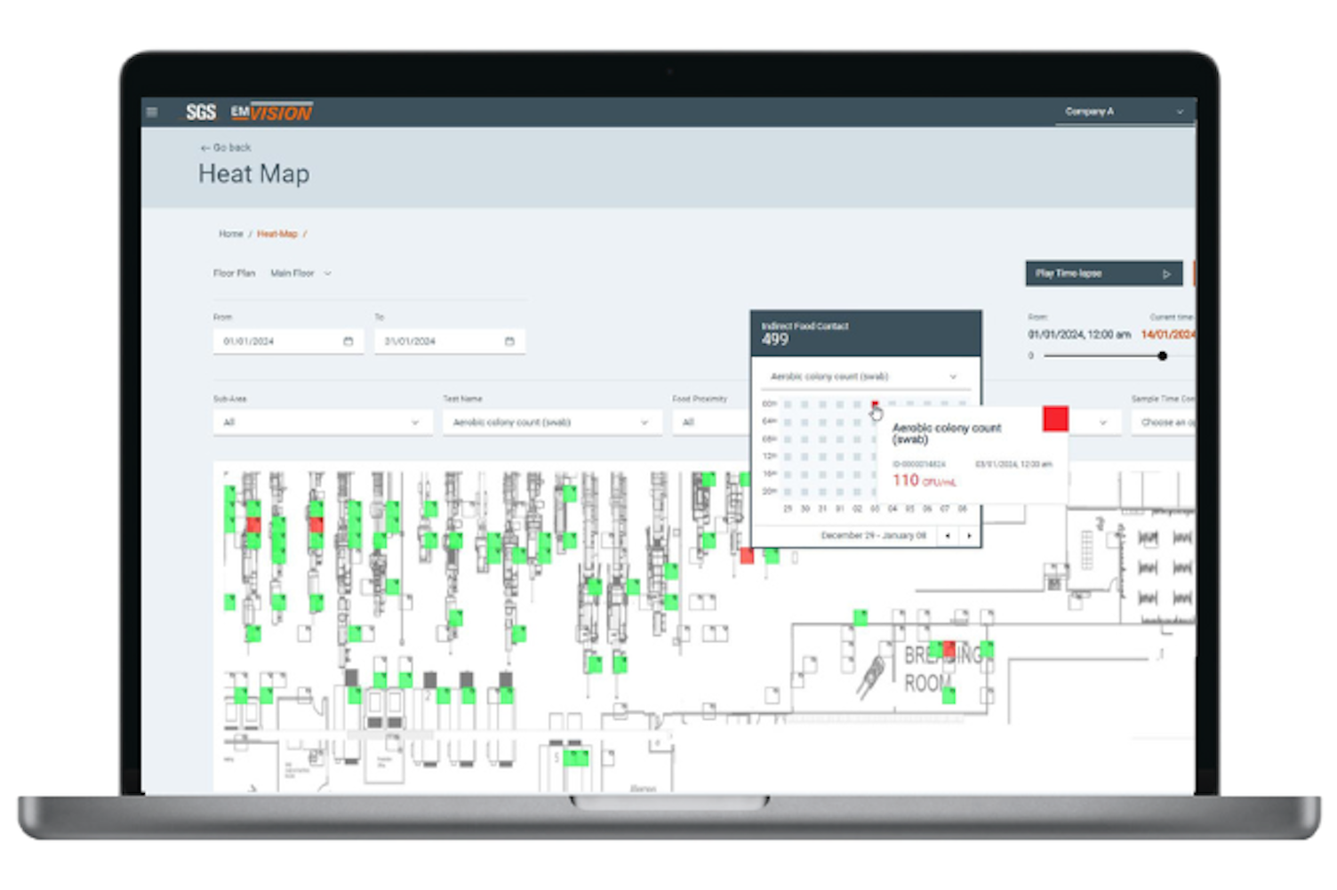 EMVision heat map visualization Clip