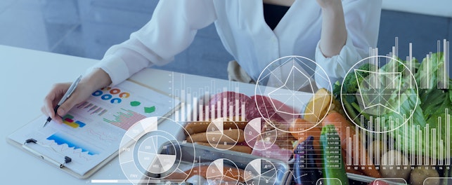 Food and science concept