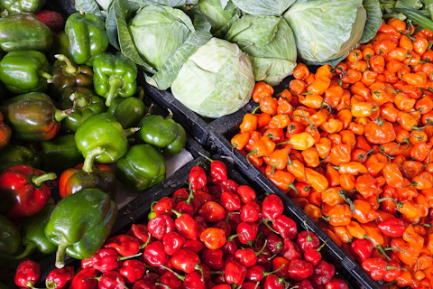 Fresh Vegetables at Farmers Market