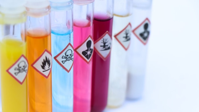 Harmful Chemicals in Tubes Laboratory