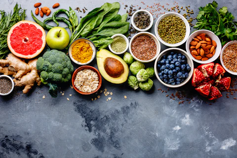 Healthy Food Clean Eating Selection