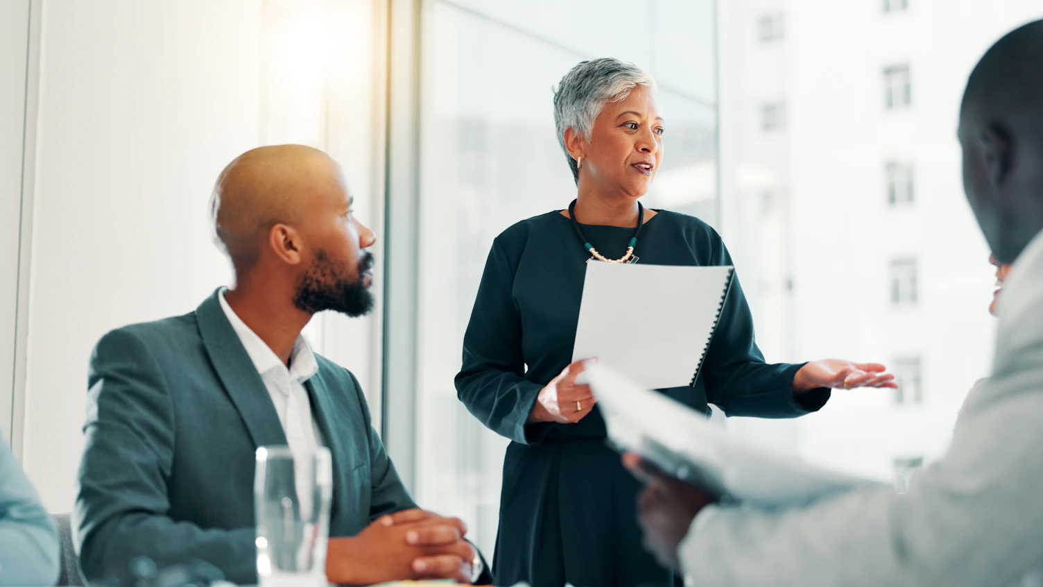 Interview and Opportunity with Business People in Boardroom 4
