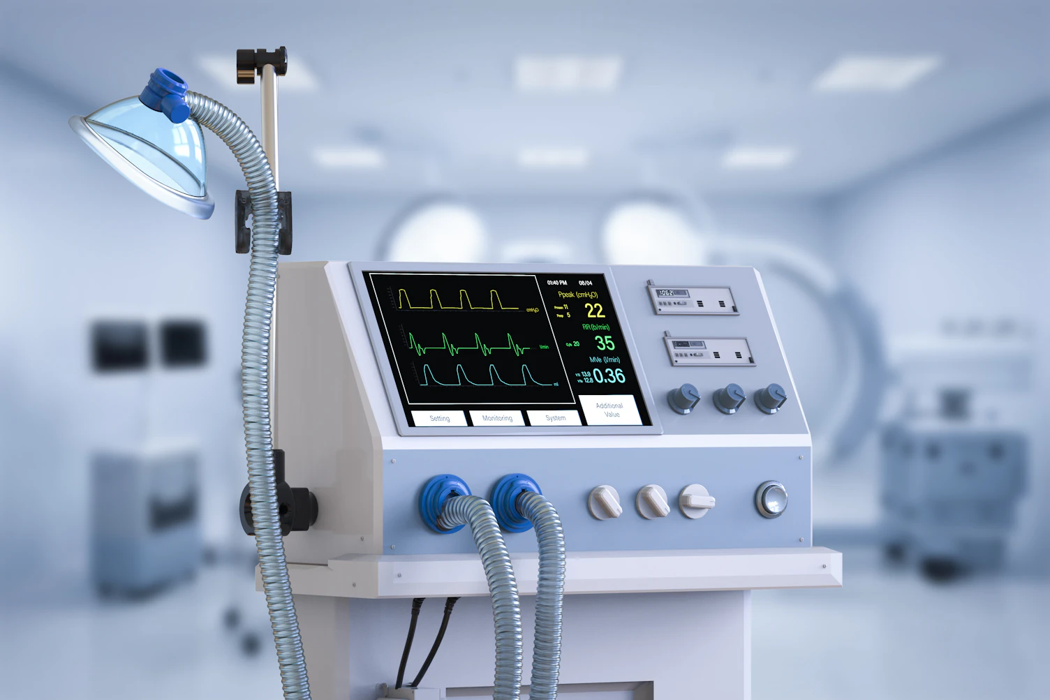 Medical Device Ventilator Machine