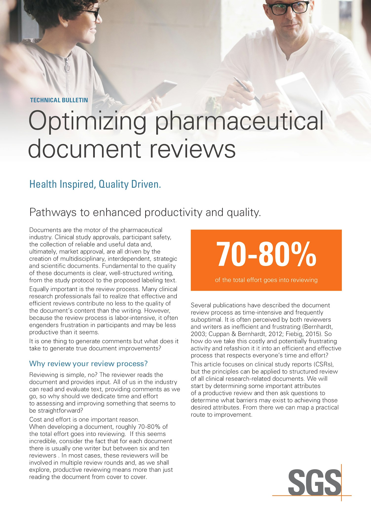 Optimizing Pharmaceutical Document Reviews