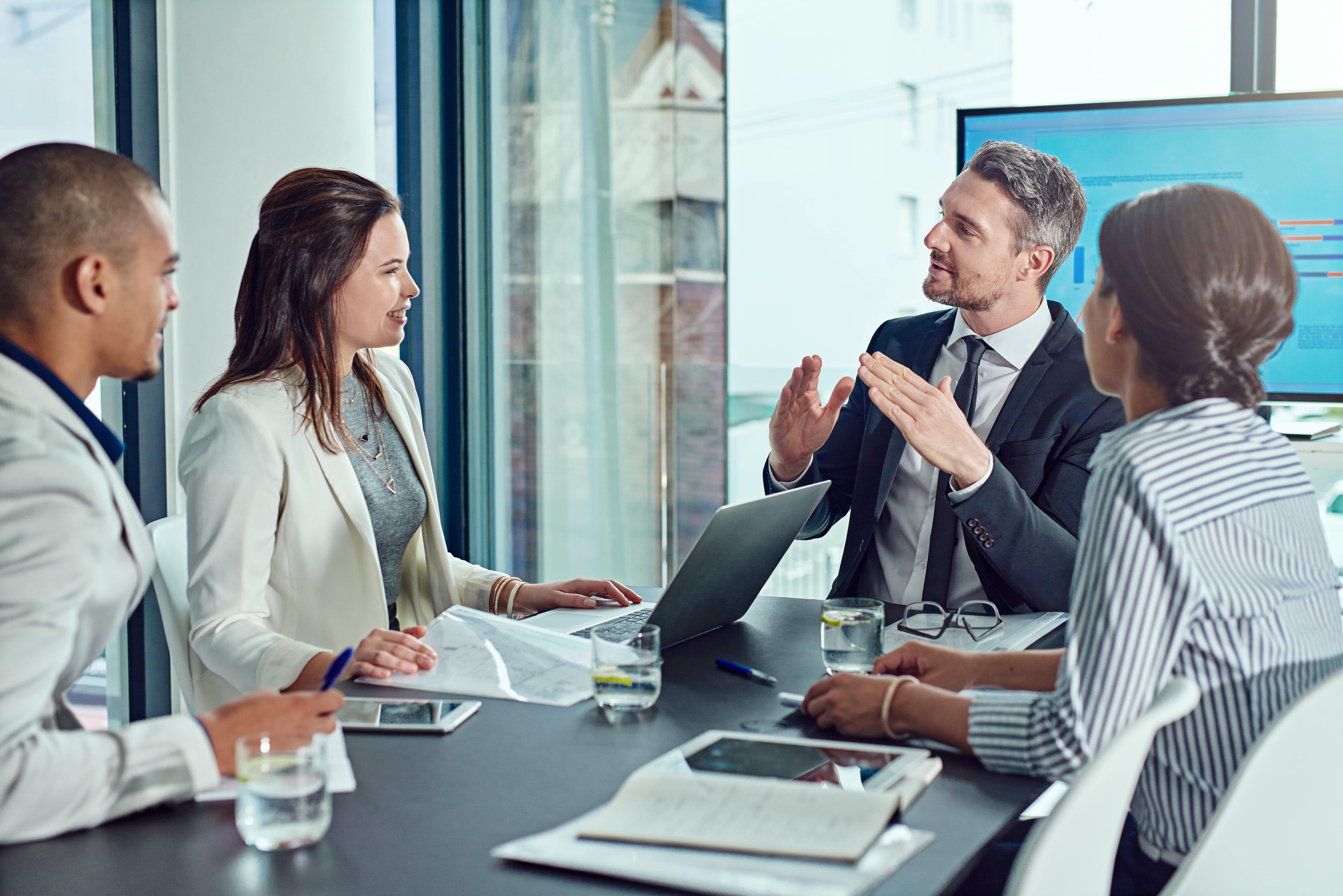 Planning and Meeting with Business People
