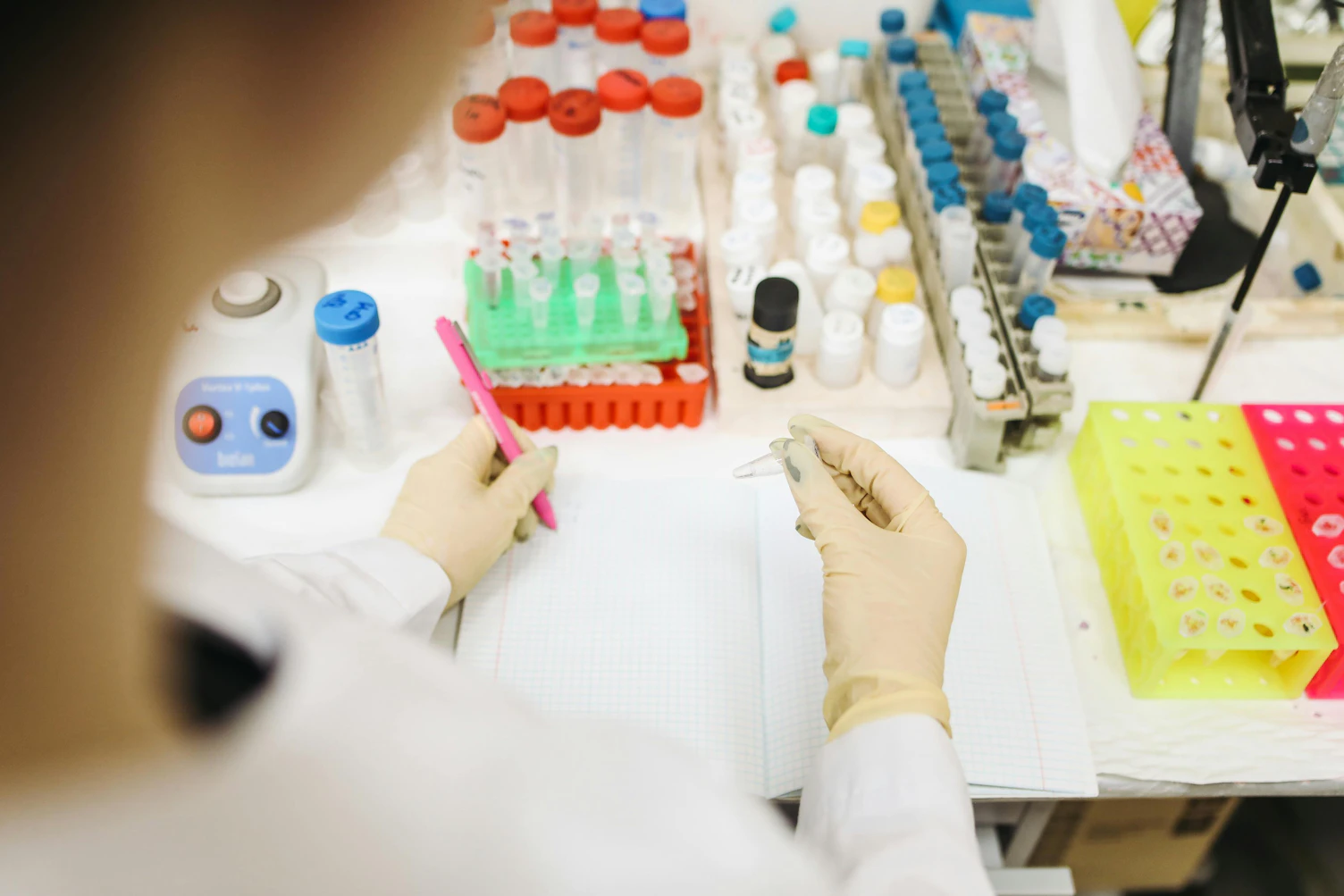 Scientist in laboratory