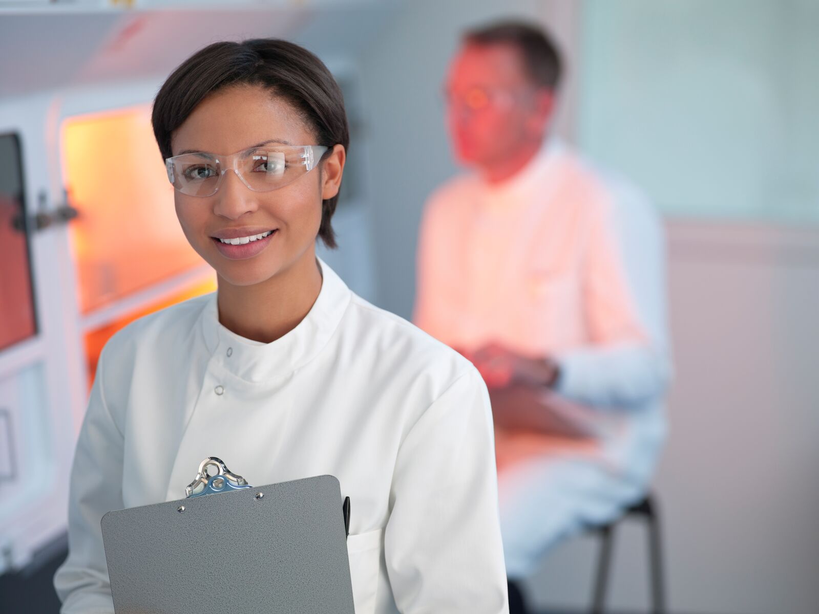 Scientist Working in a Laboratory