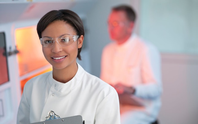 Scientist Working in a Laboratory