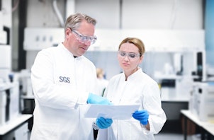 SGS testingdiensten voor levensmiddelen in laboratoria in Hamburg, Duitsland