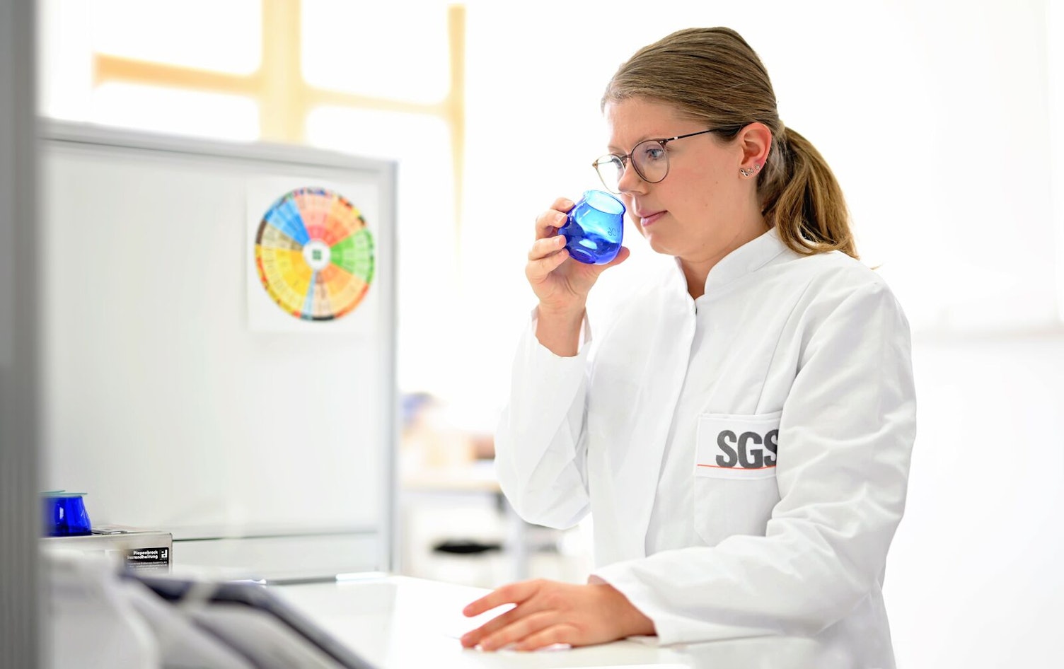 Сензорна лаборатория за хранителни продукти на SGS в Хамбург, Германия
