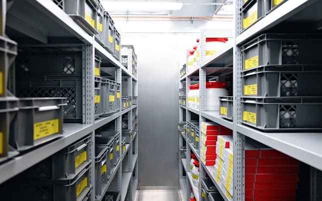 Pasillo del laboratorio