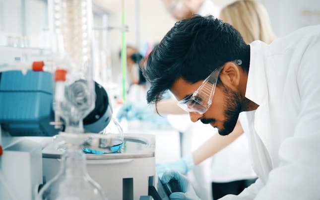 Technician Working in a Laboratory