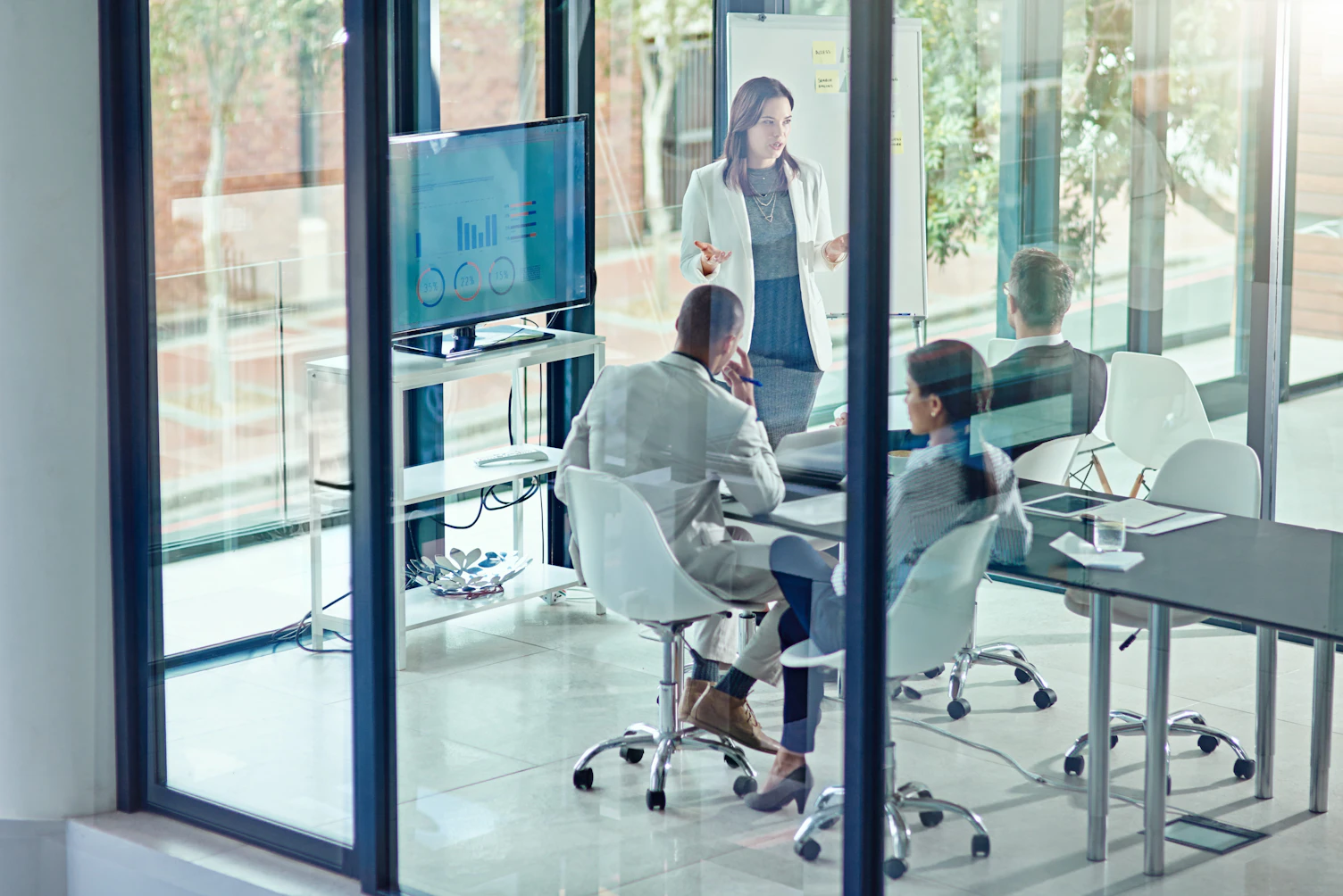 Training and Team with Business Woman in Office