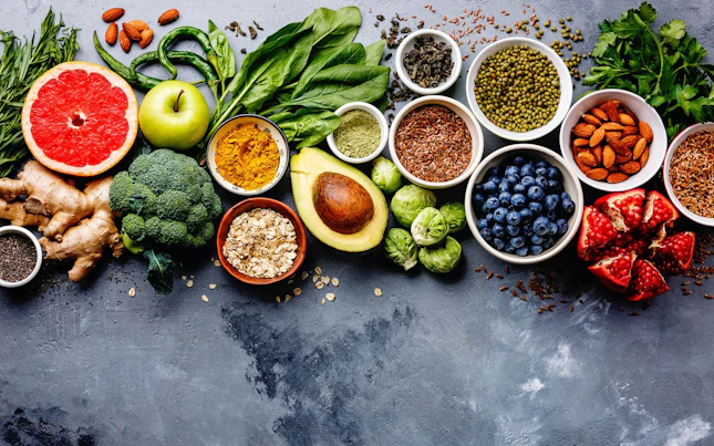 Variety of Healthy Food
