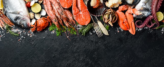 Variety of Seafood