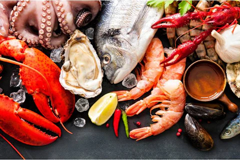 Variety of Seafood