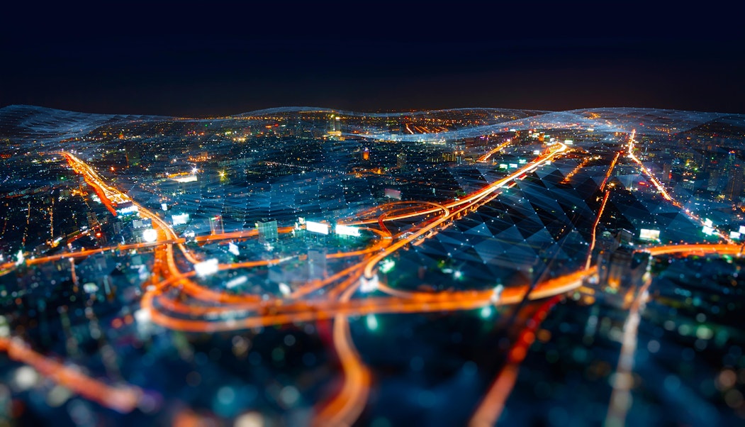 Wireless Network and Connection Technology Concept