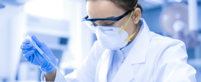 Young Female Scientist Working in the CDC Laboratory