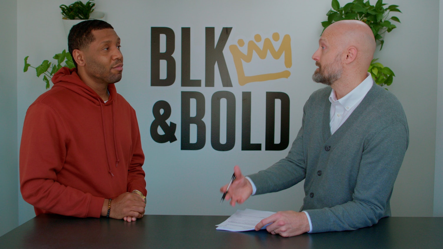 Adam Hammes from SGS helping Rod Johnson from BLK & Bold turning ESG measurement into action