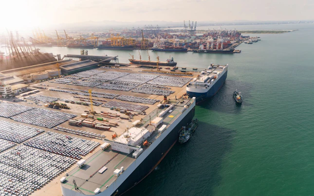 Cars on Motorway Digital Concept