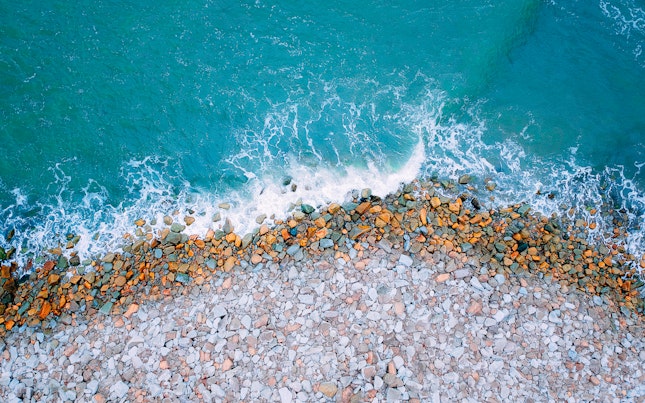 Aerial View of the Coast