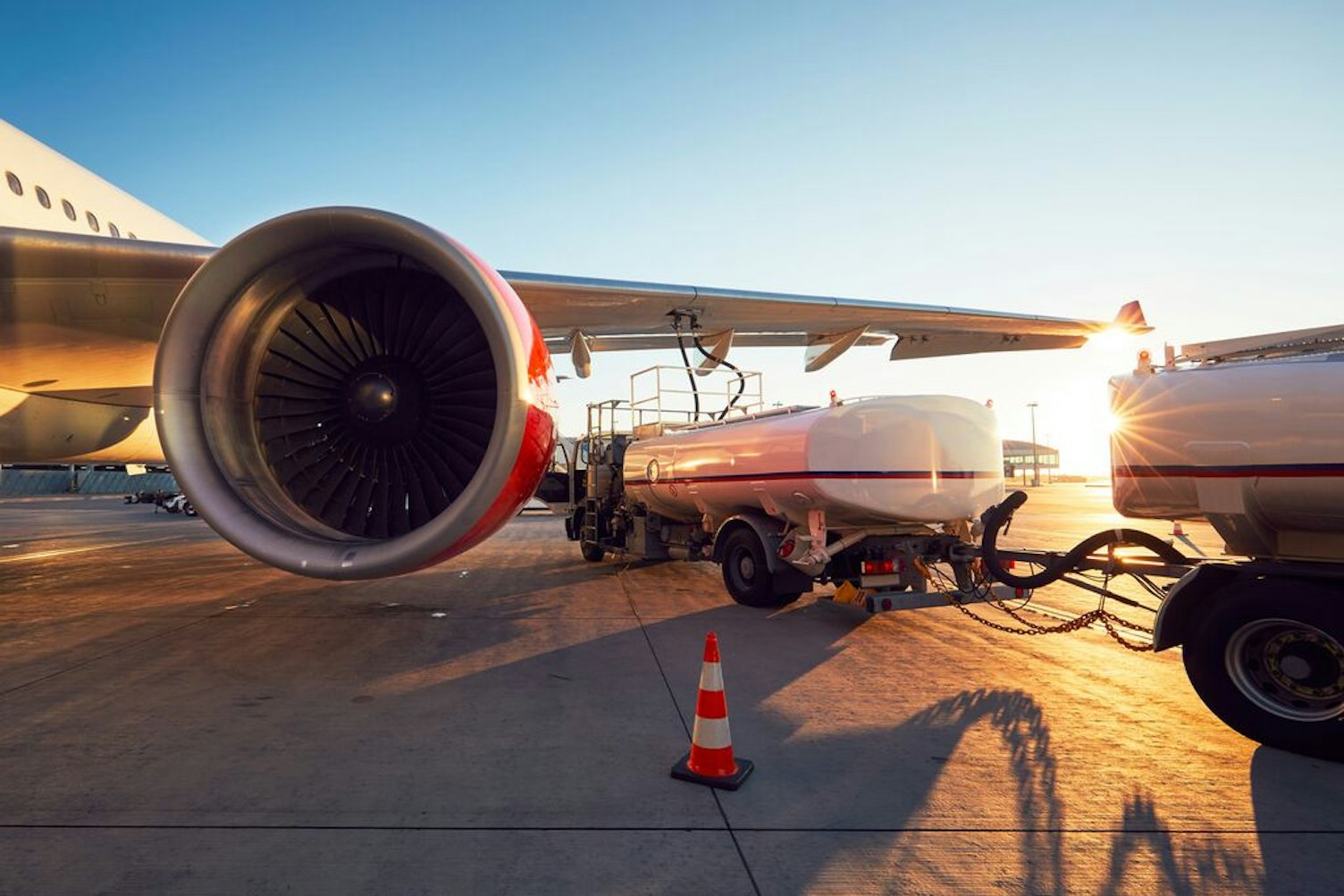 Aircraft Being Refuelled