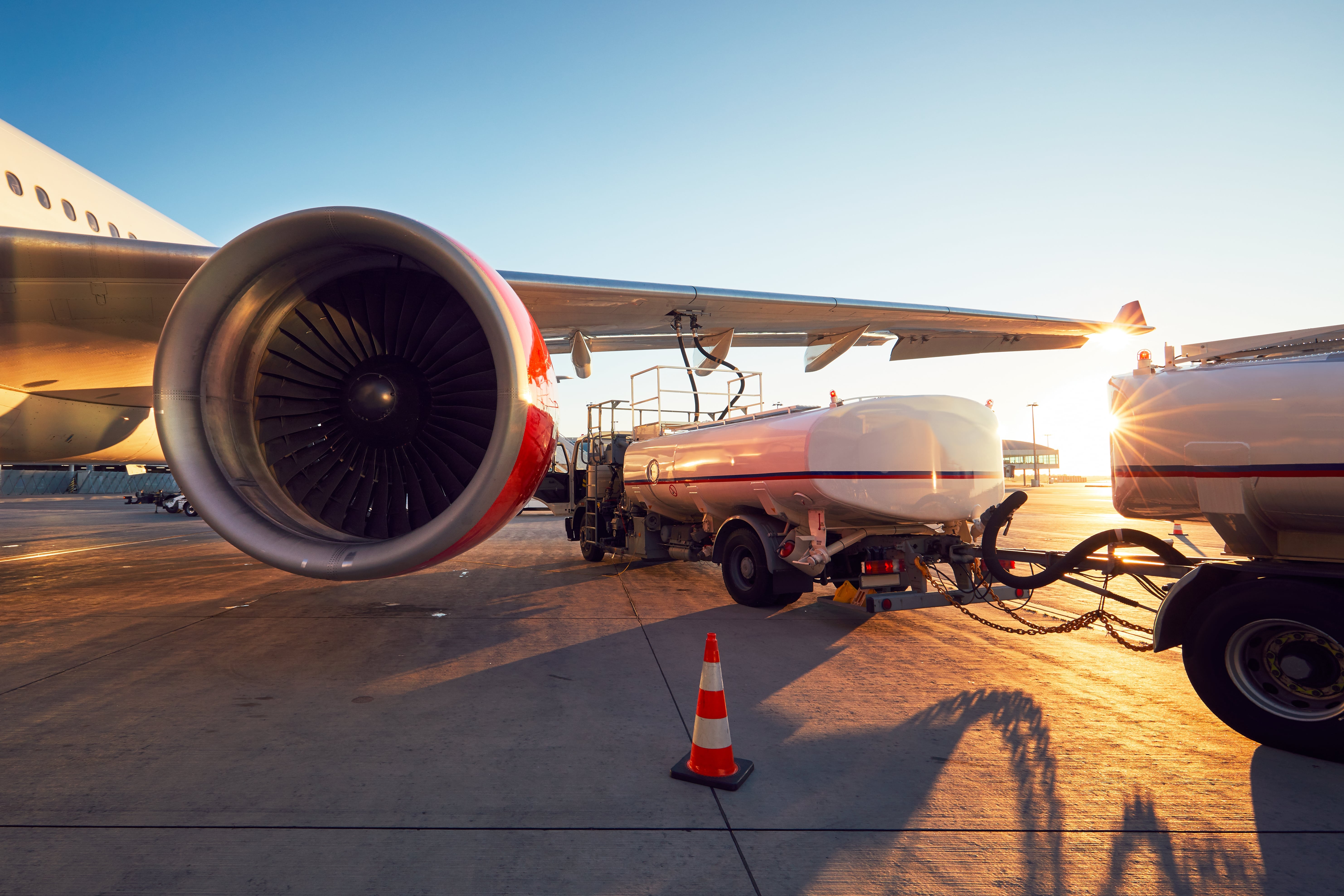 Aircraft Being Refuelled