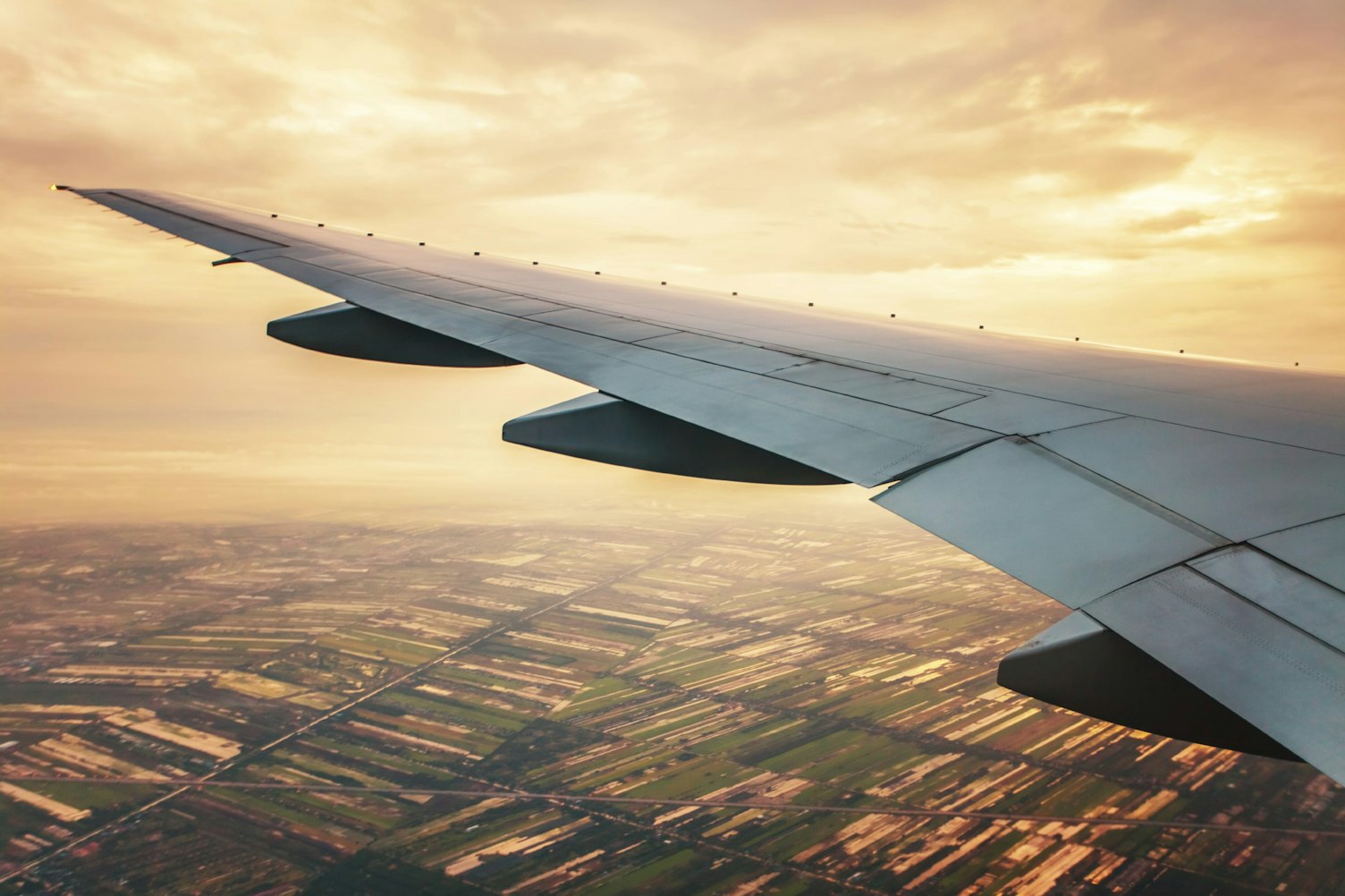 Aircraft Wing View