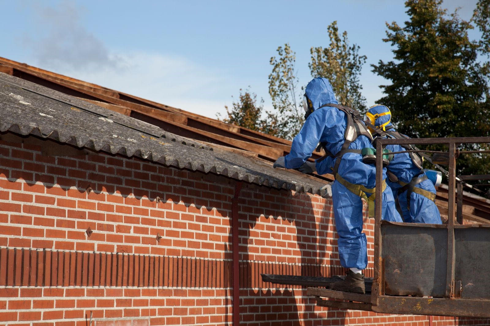 Asbestos Removal in Progress