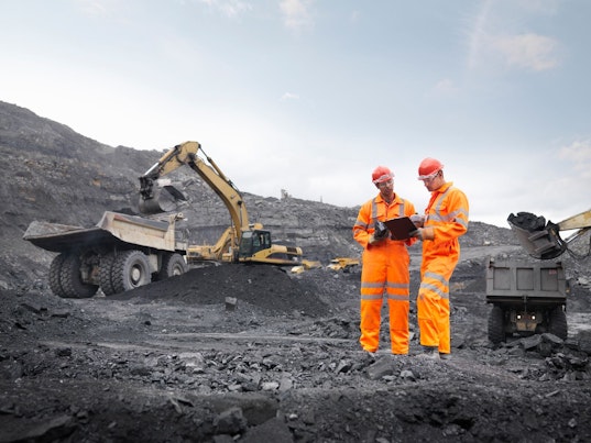 Coal Miners on Site
