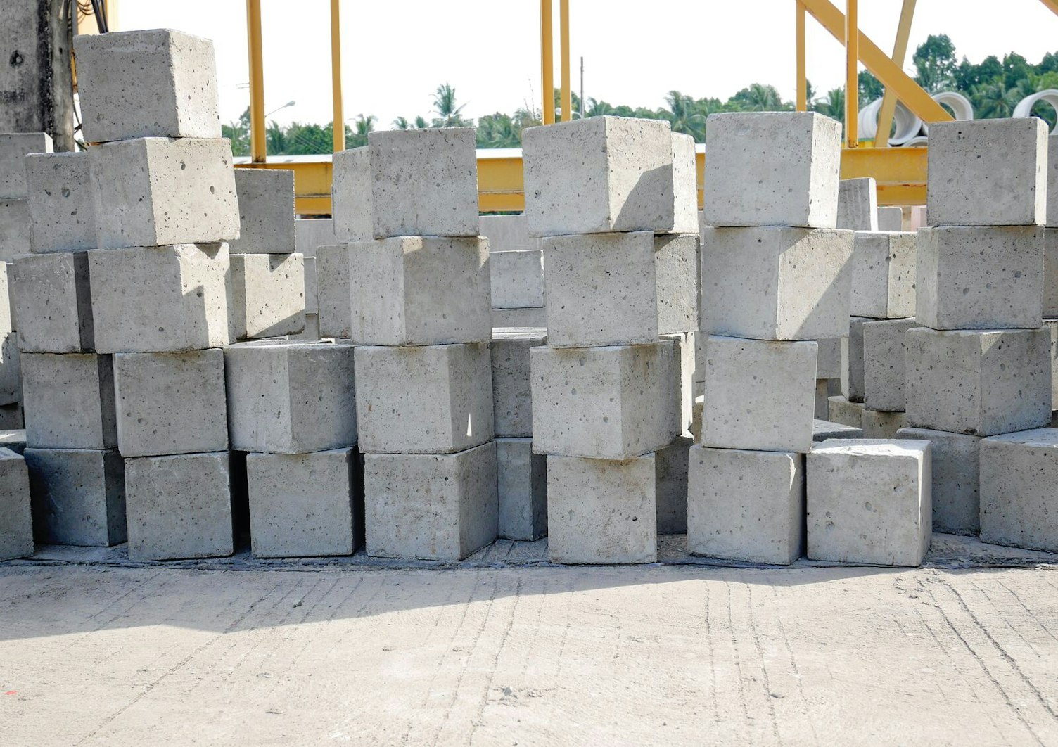 Concrete Pile Stock