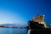 Container Ship at Harbour Terminal