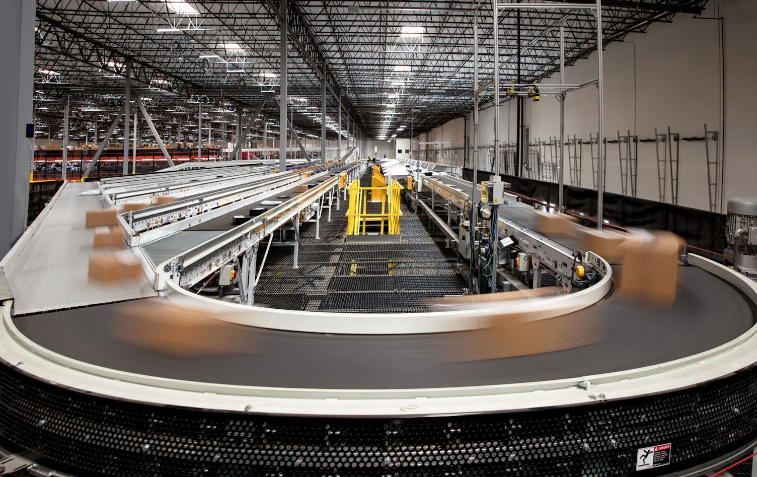 Conveyor Belt in Automated Warehouse