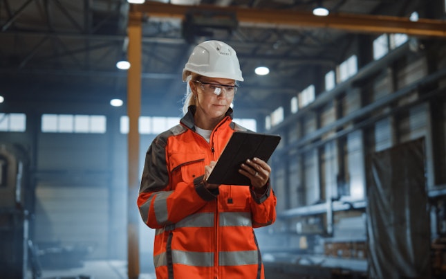 Engineer Working at a Metal Factory 1