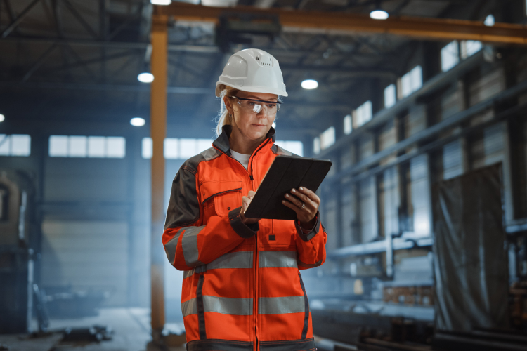 Engineer Working at a Metal Factory 1